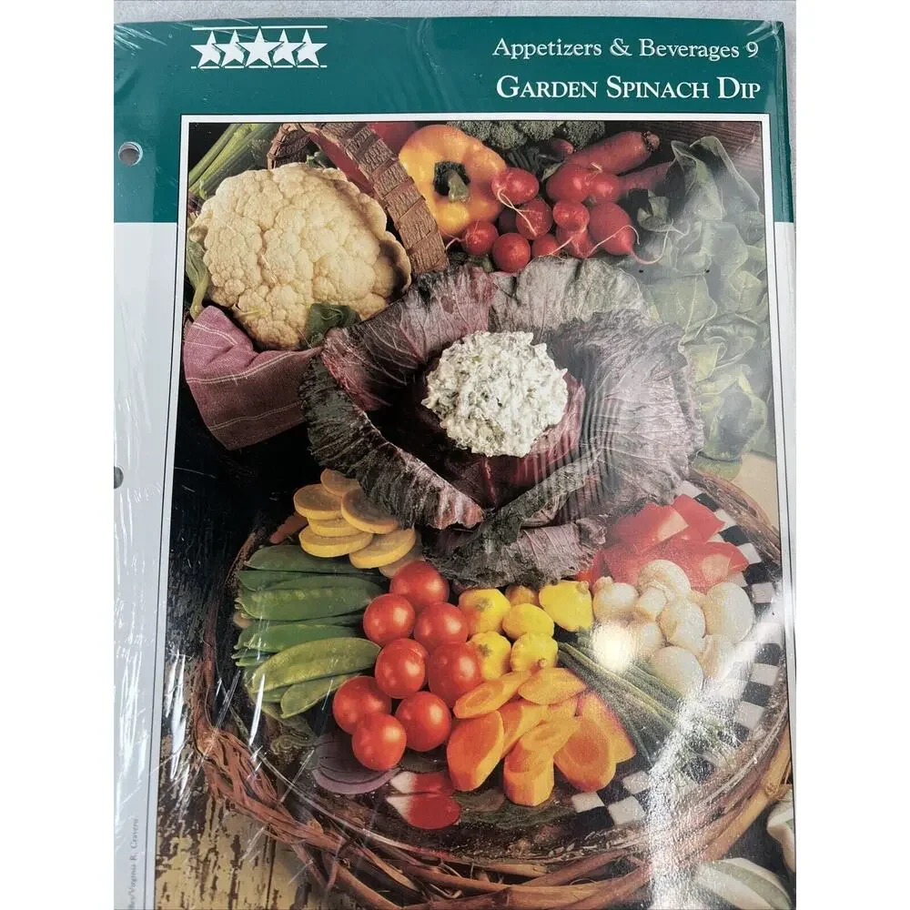 Vintage Southern Living Five Star Recipes Appetizer &‎ Beverage 9 In Wrapper